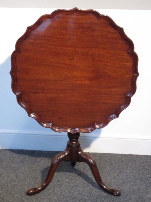 george iii mahogany tripod supper or lamp table circa 1775 - CATEGORY: ANTIQUE TABLES - DATED GEORGIAN