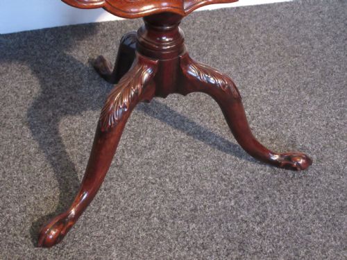 GEORGE III MAHOGANY TRIPOD SUPPER OR LAMP TABLE CIRCA 1775 - ADDITIONAL PHOTO 3