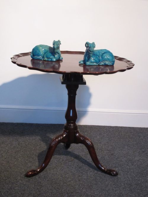 GEORGE III MAHOGANY TRIPOD SUPPER OR LAMP TABLE CIRCA 1775 - ADDITIONAL PHOTO 4