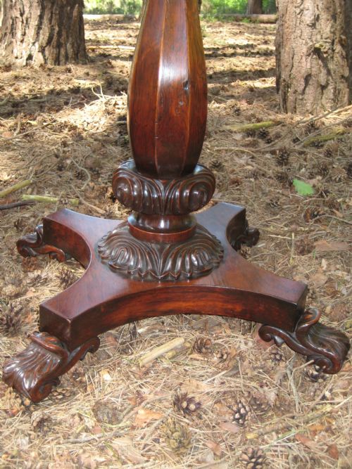 REGENCY ROSEWOOD OCTAGONAL OCCASIONAL TABLE CIRCA 1825 - ADDITIONAL PHOTO 2
