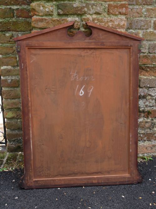 MAHOGANY WALL MIRROR CIRCA 1885 - ADDITIONAL PHOTO 2