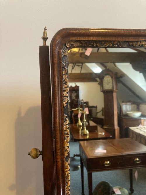GEORGE III MAHOGANY TOILET MIRROR CIRCA 1775 - ADDITIONAL PHOTO 4