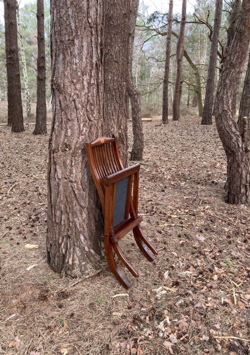 LATE VICTORIAN CHILD'S FOLDING CHAIR CIRCA 1890 - ADDITIONAL PHOTO 4