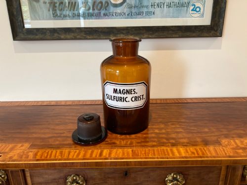 COLLECTION OF 6 BROWN GLASS APOTHECARYCHEMIST JARS LATE 19TH CENTURY - ADDITIONAL PHOTO 8
