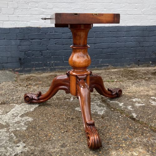 GOOD EARLY VICTORIAN OVAL MAHOGANY BREAKFAST TABLE CIRCA 1850 - ADDITIONAL PHOTO 4