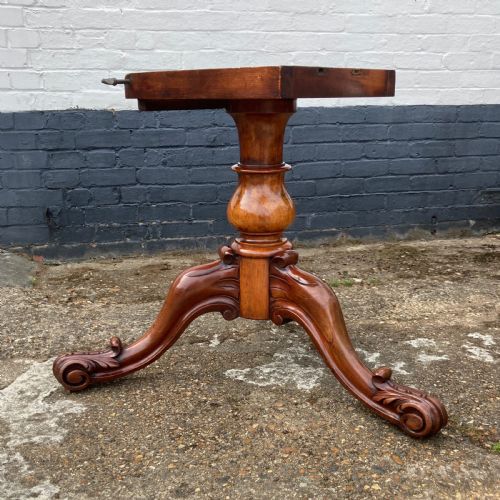 GOOD EARLY VICTORIAN OVAL MAHOGANY BREAKFAST TABLE CIRCA 1850 - ADDITIONAL PHOTO 5
