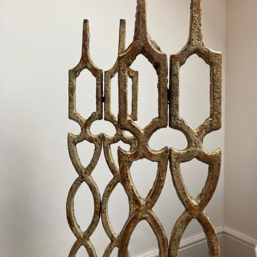 PAIR OF CAST IRON DOORSTOPS CIRCA 1850 - ADDITIONAL PHOTO 4