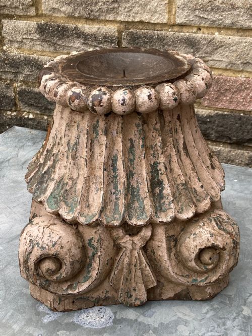 DELIGHTFUL INDONESIAN CANDLESTICK CANDLESTAND 18TH19TH CENTURY - ADDITIONAL PHOTO 7