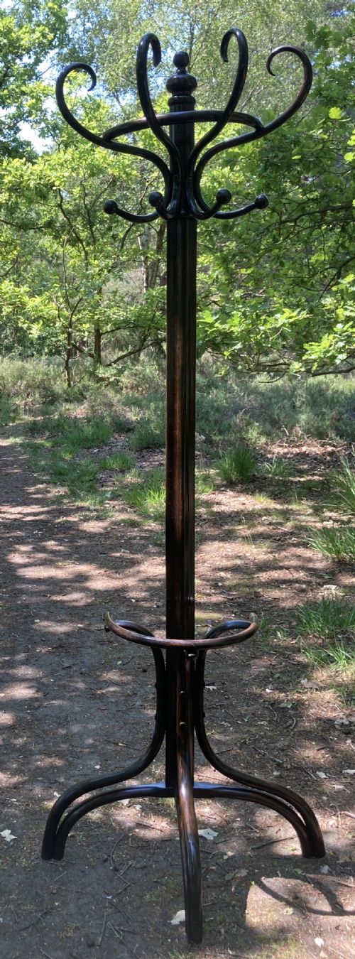 late victorian bentwood hat and coat stand by fischel vienna circa 1900 - CATEGORY: ANTIQUE FURNITURE - DATED 1900
