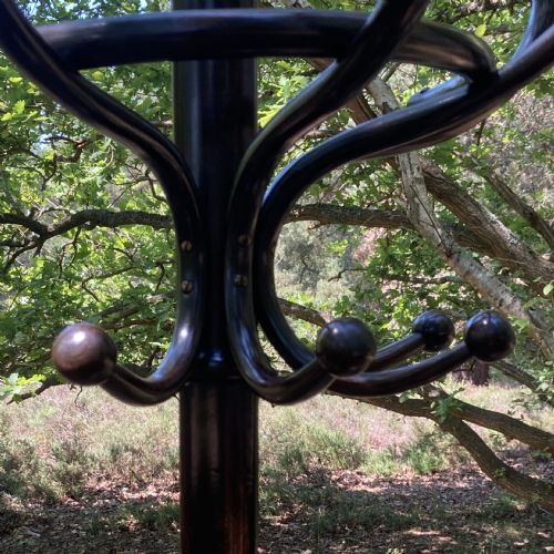 LATE VICTORIAN BENTWOOD HAT AND COAT STAND BY FISCHEL VIENNA CIRCA 1900 - ADDITIONAL PHOTO 4