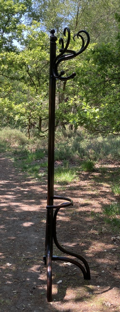 LATE VICTORIAN BENTWOOD HAT AND COAT STAND BY FISCHEL VIENNA CIRCA 1900 - ADDITIONAL PHOTO 6