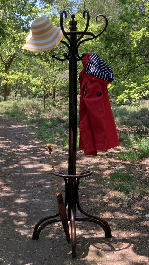 LATE VICTORIAN BENTWOOD HAT AND COAT STAND BY FISCHEL VIENNA CIRCA 1900 - ADDITIONAL PHOTO 1