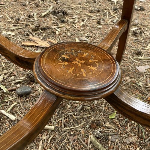 VICTORIAN ROSEWOOD OCTAGONAL CENTRE TABLE CIRCA 1890 - ADDITIONAL PHOTO 2