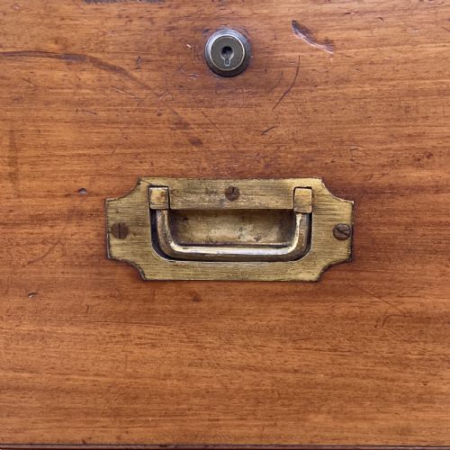 HILL MILLARD SECRETAIRE MILITARY CAMPAIGN CHEST CIRCA 1875 - ADDITIONAL PHOTO 8