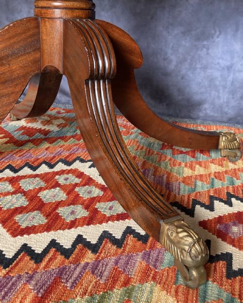 FINE REGENCY MAHOGANY SOFA TABLE CIRCA 1810 - ADDITIONAL PHOTO 4