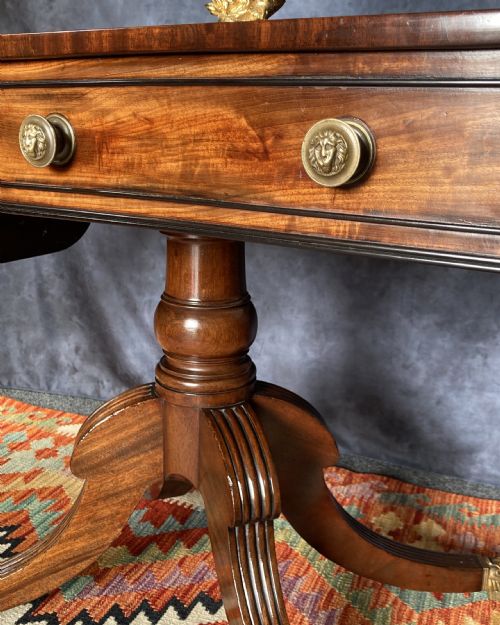 FINE REGENCY MAHOGANY SOFA TABLE CIRCA 1810 - ADDITIONAL PHOTO 6