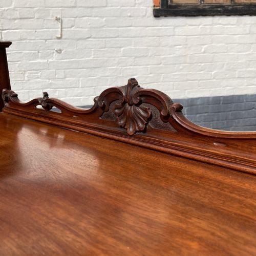 ITALIAN MAHOGANY PEDESTAL DESK CIRCA 1850 - ADDITIONAL PHOTO 9