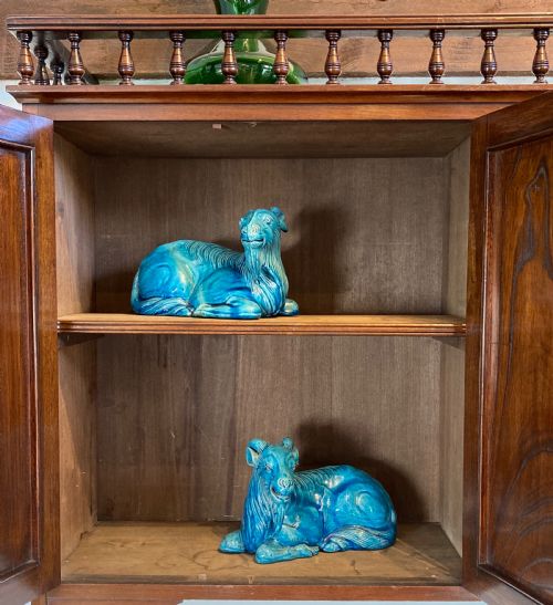 AESTHETIC MOVEMENT ANGLOJAPANESE WALNUT HANGING CABINET CIRCA 1880 - ADDITIONAL PHOTO 4