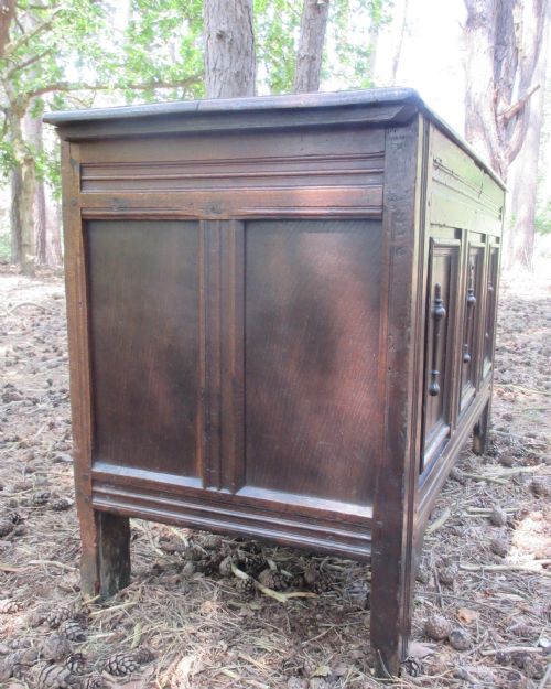 MID 17TH CENTURY CHARLES I OAK COFFER CIRCA 1645 - ADDITIONAL PHOTO 2