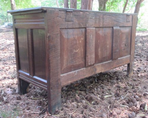 MID 17TH CENTURY CHARLES I OAK COFFER CIRCA 1645 - ADDITIONAL PHOTO 3