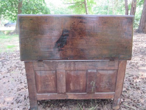 MID 17TH CENTURY CHARLES I OAK COFFER CIRCA 1645 - ADDITIONAL PHOTO 6