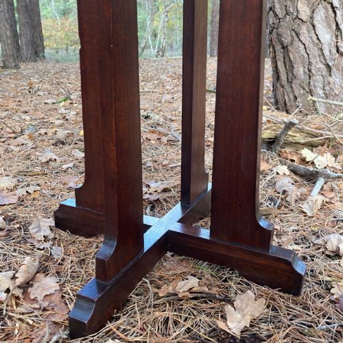 COTSWOLD SCHOOL OCTAGONAL ROSEWOOD OCCASIONAL OR LAMP TABLE CIRCA 1900 - ADDITIONAL PHOTO 3