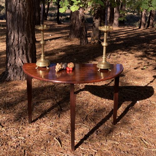 LATE GEORGIAN MAHOGANY FOLDING CAMPAIGN TABLE CIRCA 1790 - ADDITIONAL PHOTO 4