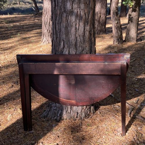 LATE GEORGIAN MAHOGANY FOLDING CAMPAIGN TABLE CIRCA 1790 - ADDITIONAL PHOTO 6
