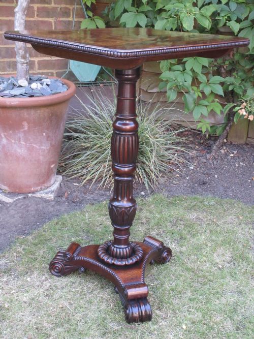 REGENCY TRIPOD OCCASIONAL OR LAMP TABLE IN THE MANNER OF GILLOWS OF LANCASTER CIRCA 1825 - ADDITIONAL PHOTO 1