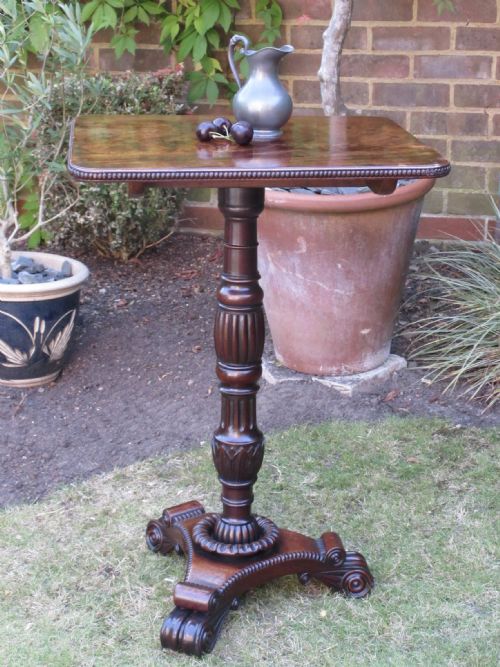 regency tripod occasional or lamp table in the manner of gillows of lancaster circa 1825 - CATEGORY: ANTIQUE TABLES - DATED REGENCY