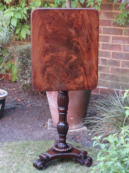 REGENCY TRIPOD OCCASIONAL OR LAMP TABLE IN THE MANNER OF GILLOWS OF LANCASTER CIRCA 1825 - ADDITIONAL PHOTO 3