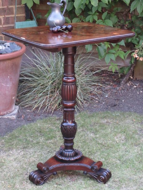 REGENCY TRIPOD OCCASIONAL OR LAMP TABLE IN THE MANNER OF GILLOWS OF LANCASTER CIRCA 1825 - ADDITIONAL PHOTO 6