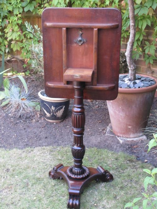 REGENCY TRIPOD OCCASIONAL OR LAMP TABLE IN THE MANNER OF GILLOWS OF LANCASTER CIRCA 1825 - ADDITIONAL PHOTO 7