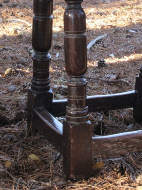 A MID 17TH CENTURY OAK JOINT STOOL ENGLISH CIRCA 1650 - ADDITIONAL PHOTO 9