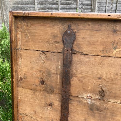 SWEDISH PINE MARRIAGE CHEST BLANKET BOX CIRCA 1819 - ADDITIONAL PHOTO 11