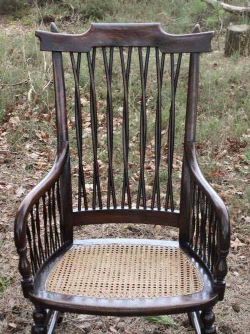 SIMULATED ROSEWOOD STICKBACK OR OPEN ARMCHAIR CIRCA 1830 - ADDITIONAL PHOTO 2