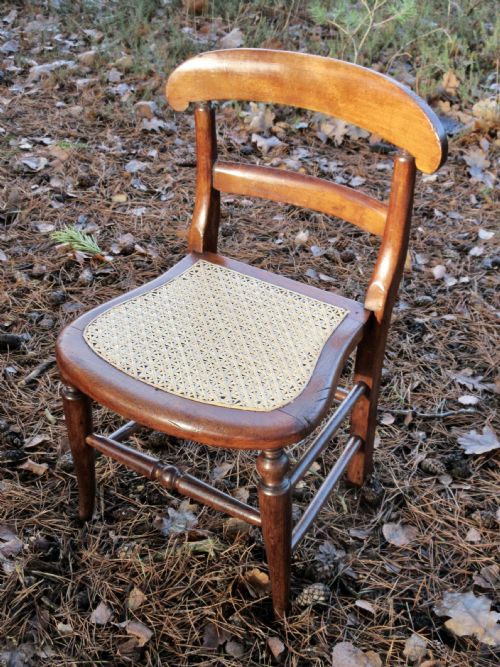 CHARMING CHILDS CHAIR CIRCA 1850 - ADDITIONAL PHOTO 1