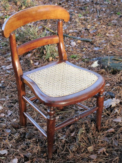 CHARMING CHILDS CHAIR CIRCA 1850 - ADDITIONAL PHOTO 2
