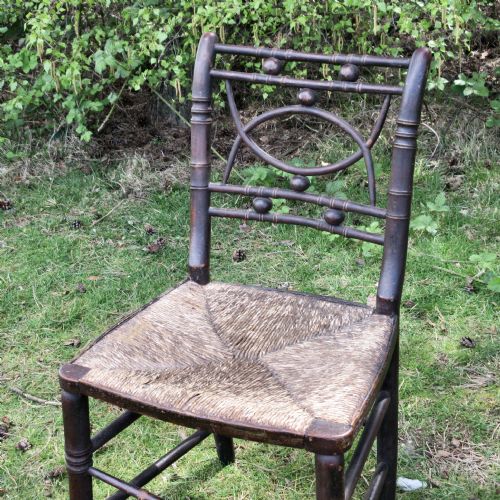 REGENCY SIMULATED BAMBOO SIDE CHAIR CIRCA 1815 - ADDITIONAL PHOTO 1