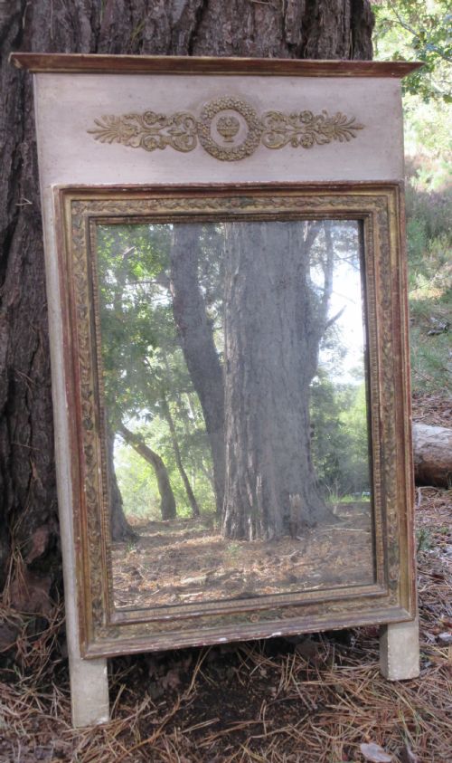 SMALL FRENCH WALL MIRROR CIRCA 1830 - ADDITIONAL PHOTO 2