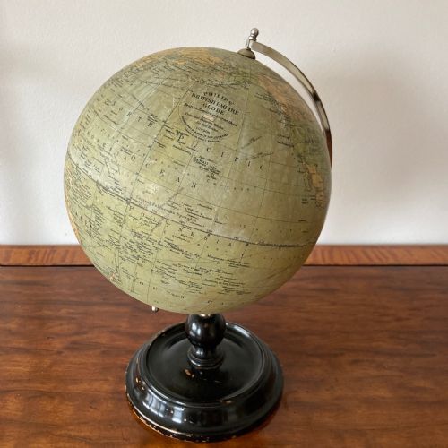 A BEAUTIFUL QUALITY GEORGE V PHILLIPS 8 BRITISH EMPIRE TERRESTRIAL GLOBE CIRCA 1930 - ADDITIONAL PHOTO 1