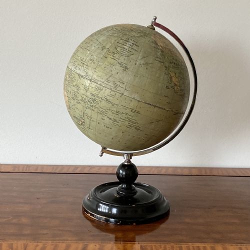 A BEAUTIFUL QUALITY GEORGE V PHILLIPS 8 BRITISH EMPIRE TERRESTRIAL GLOBE CIRCA 1930 - ADDITIONAL PHOTO 2
