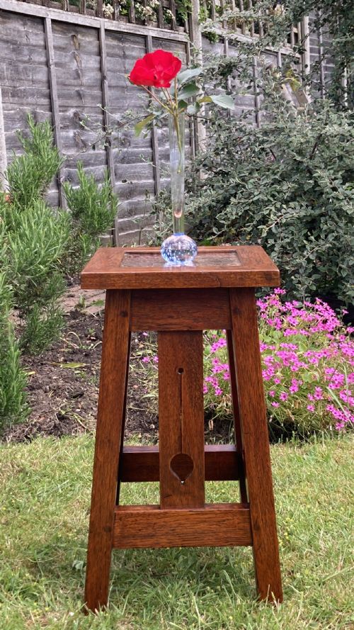 ARTS CRAFTS LIBERTY CO DESIGN LAMP TABLE CIRCA 1900 - ADDITIONAL PHOTO 3