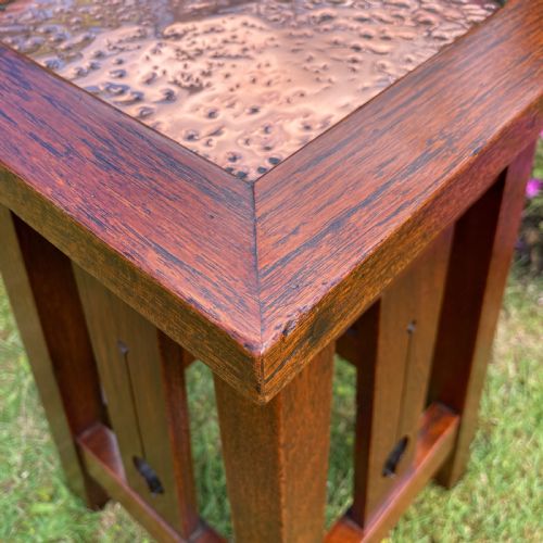 ARTS CRAFTS LIBERTY CO DESIGN LAMP TABLE CIRCA 1900 - ADDITIONAL PHOTO 11