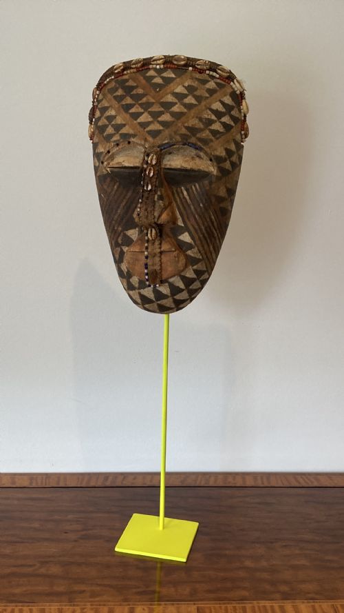 AFRICAN TRIBAL KUBA DANCE MASK 19TH CENTURY CONGO