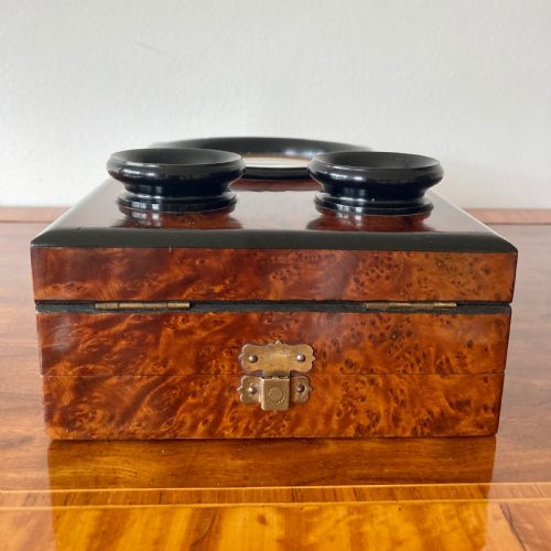 VICTORIAN BURR YEW WOOD STEREOSCOPE CIRCA 1880 - ADDITIONAL PHOTO 8