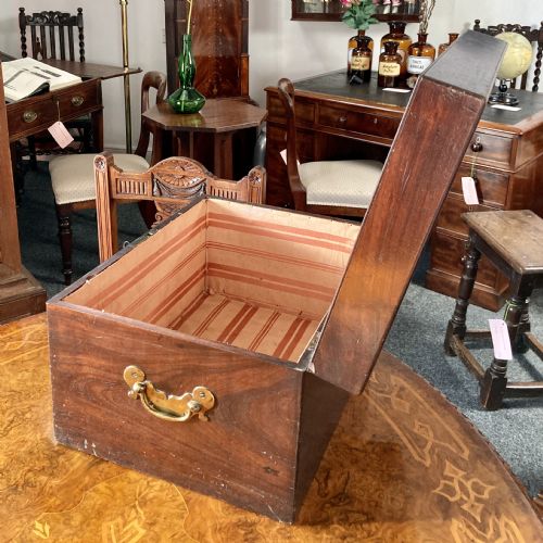 GEORGIAN MAHOGANY SILVER CHEST CIRCA 1790 - ADDITIONAL PHOTO 5