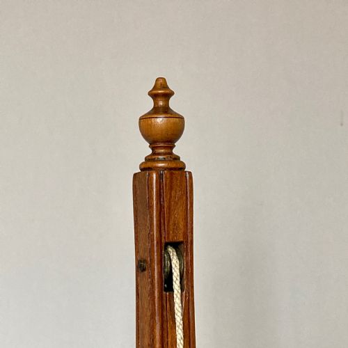 GEORGE III SHERATON POLE OR FIRE SCREEN CIRCA 1790 - ADDITIONAL PHOTO 6