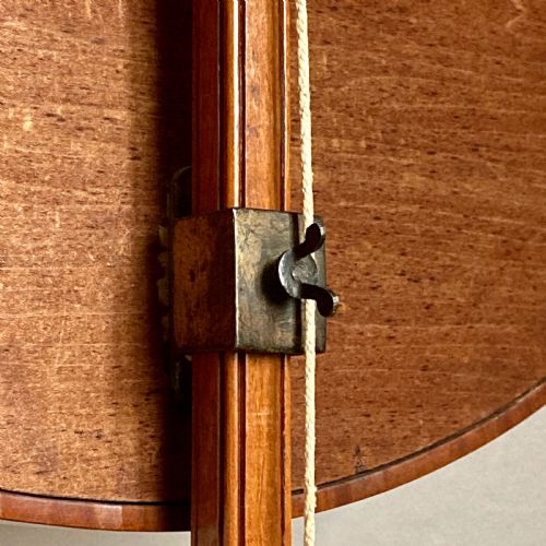 GEORGE III SHERATON POLE OR FIRE SCREEN CIRCA 1790 - ADDITIONAL PHOTO 7