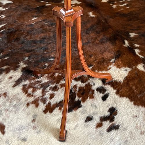 GEORGE III SHERATON POLE OR FIRE SCREEN CIRCA 1790 - ADDITIONAL PHOTO 8